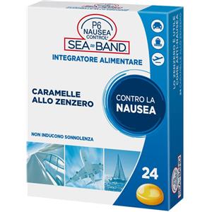CONSULTEAM Srl Seaband P6, Nausea Control, 24 Caramelle