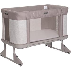 Chicco Next2Me Forever, Culla Neonato Fianco Letto, Compatibile con Diversi Letti, Culla neonato 3 in 1, Altezza Regolabile, Buona Circolazione dell'Aria, 4 Ruote, Materasso incluso