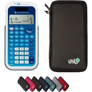 Texas Instruments, calcolatrice scientifica TI-34 MultiView + Schutztasche + Erweiterte Garantie