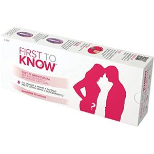 First To Know - Il primo Test di Gravidanza su sangue che puoi fare da sola - Confezione con 2 Test