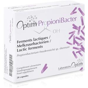 BIONOTO SPRL Optim PropioniBacter - Integratore alimentare con Fermenti lattici in 20 capsule