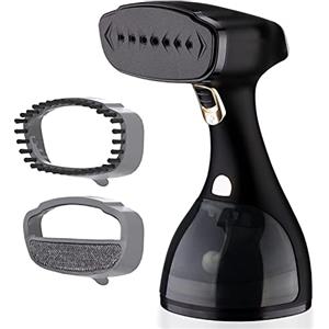 LEBENLANG Ferro Stiro Verticale 1500W - Vapore 25g/min & 300ml con Guanto I Steamer Vestiti Ferro Verticale a Vapore Stiratrice Verticale Stirella Verticale Mini Steamer Portatile per Viaggio