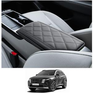 CDEFG Compatibile con Hyundai Tucson NX4 2025 2026 Facelift Bracciolo Centrale Bracciolo Copertura Protezione Protezione antigraffio Console Centrale Similpelle Bracciolo Box Cover Auto Tucson 2025