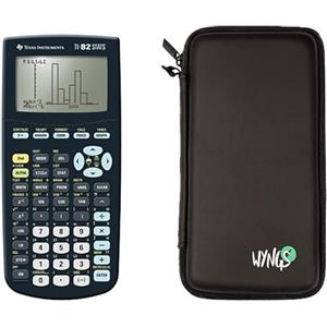 Texas Instruments TI-82 Stats - Set di calcolatrice + Erweiterte Garantie + Schutztasche