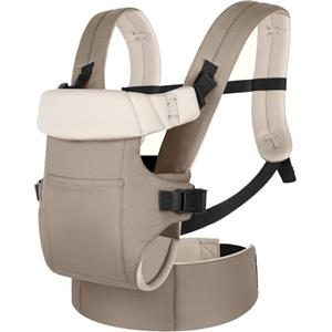 HEYOUTH Marsupio Neonato,Marsupio Neonato 0-24 Mesi,Fascia Porta Bebe,Molteplici posizioni di presa, con protezione del collo ripiegabile e design di decompressione lombare e addominale per Neonati