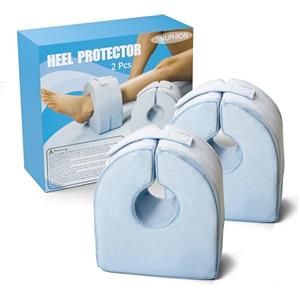 JINUPHION 2 Pcs Talloniera Antidecubito, Plantare per Tallonite, Proteggi Tallone, Talloniera per Spina Calcaneare, Proteggi Gomito