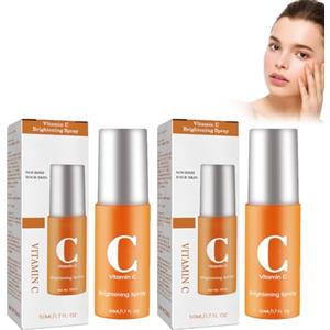 Bploar Spray Viso Alla Vitamina C, Tonico Viso Spray Alla Vitamina C, Tonico Viso E Tonico per La Pelle, Nebbia per Il Viso Anti-Età, Idrata, Rinfresca E Illumina L'incarnato