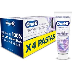 Oral-B Oral B Dentifricio 3D White Advanced Luxe Perfection 4 x 100 ml