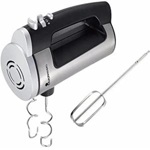 Masterpro - Sbattitore elettrico 300W a 6 velocità, con ganci e fruste, linea Foodies