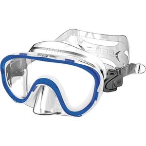 SEAC Marina SLT, Maschera da Snorkeling in polimero Senza ftalati per Bambini, Blu