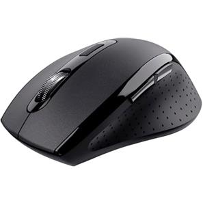 Trust Sura Mouse Wireless for Laptop/PC/Mac, 800-1200 DPI, 6 Pulsanti, Portata Radio di 10 m, Sensore Ottico, Ricevitore Micro USB, Mouse Senza Fili per Dell, Ipad, Macbook, Nero