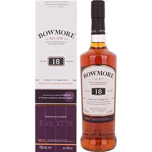 Bowmore 18 Years Old DEEP & COMPLEX Travel Exclusive 43% Vol. 0,7l in Giftbox