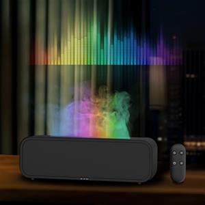 QKTYB Diffusore Di Oli Essenziali Con 7 Colori, Attivato Dalla Musica Diffusore Profumo Ambiente Telecomando, 250 Ml Senza Acqua Spegnimento Automatico Diffusori Ambiente Elettrico