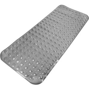 Navaris Tappetino Antiscivolo Vasca da Bagno - Tappeto 100x41cm Anti Scivolo Anti Muffa Rettangolare Grip 191 Ventose Super Aderenza su Piatto Doccia