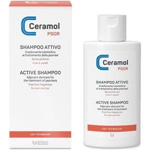 Ceramol Psor Shampoo Attivo 200ml - Coadiuvante per Psoriasi, Dermo-compatibile e Senza Profumo