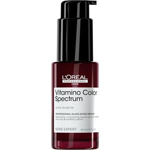 L'Oréal Professionnel Paris L'Oréal Professionnel Siero Glass Shine Anti Crespo, Termoprotettore per Capelli Luminosi, Colore Protetto e Vibrante, Vitamino Color Spectrum, 30ml
