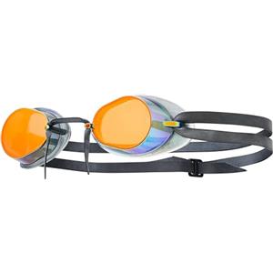 TYR Socket Rocket 2.0, Occhialino Modello Svedese da Competizione con Lenti Specchiate Unisex - Adulto, Rainbow/Chiaro/Nero, M