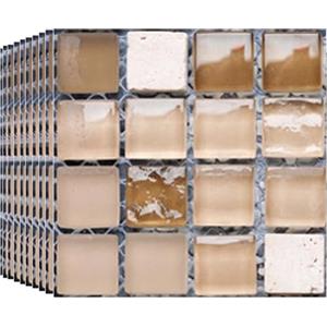 BoloShine Piastrelle Adesive Cucina 30 Pezzi, Mosaico Pannelli Adesivi per Pareti Bagno, Impermeabile Autoadesivo Vinile Mattonelle Decorazioni Carta Parati Adesiva Muro Rivestimento (Grigio)