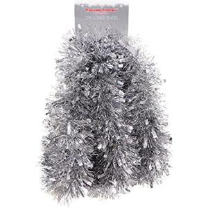 Christmas Concepts® 3m / 9.8ft Orpello di Natale grosso/fine - Decorazioni natalizie - Tinsel di alta qualità (Argento)