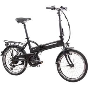 F.lli Schiano E-Sky, Bici Elettrica Pieghevole 20 Inches per Adulti, 36V 7.8Ah Batteria Rimovibile, Motore 250W 40Nm, City Ebike, Nero