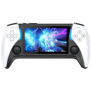 Boddceto 8G 2000+Giochi Project X Console per Videogiochi Tascabile Portatile Schermo IPS da 4,3 Pollici Supporto PS1 Gaming Doppio Altoparlante Stereo Facile da Usare