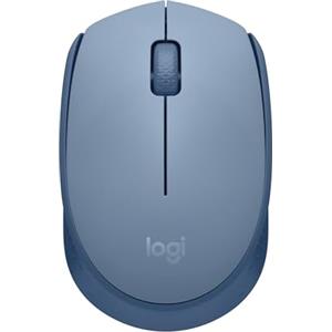 Logitech M171 Mouse Wireless per PC, Mac, Laptop, 2,4 GHz con Mini Ricevitore USB, Tracciamento Ottico, Durata della Batteria di 12 mesi, Ambidestro - Grigio