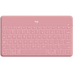 Logitech Keys-To-Go Tastiera Bluetooth, Sottile e Leggera, per iPhone, iPad, Apple TV e tutti i dispositivi iOS, Layout Italiano QWERTY - Rosa