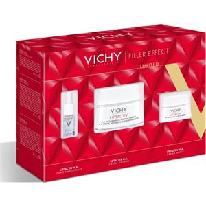 Vichy Cofanetto Filler Effect: Siero 10ml Crema Giorno 50ml Crema Notte 15ml per un trattamento anti-rughe completo