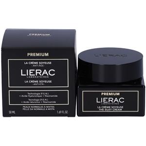 Lierac Premium La Creme Soyeuse 50 ml - Crema Viso Anti-Età per Pelle Normale a Mista