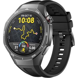 HUAWEI WATCH GT 5 Pro 46mm Smartwatch, Design Elegante, Sport di Alto Livello, Monitoraggio della Salute, 100 Modalità, 14 Giorni di Durata, GPS, Chiamata Bluetooth, iOS e Android, Nero