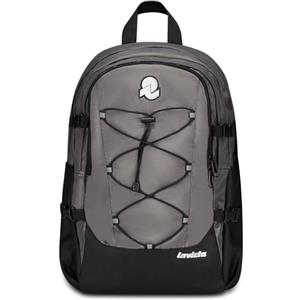Invicta Zaino ACT PLUS, Grigio, Doppio Scomparto, Tasca porta pc, Per ragazzi e ragazze, Adulti, Scuola e tempo libero