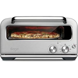 Sage - The Smart Oven Pizzaiolo - Forno per Pizza - Prestazioni da Forno a Legna - Acciaio Inox Spazzolato