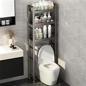 Nordivo Lavatrice Scaffale,Supporto Lavatrice Asciugatrice Scaffale Lavatrice,Scaffale Sopra Lavatrice,Mobili Lavanderia,Colonna Lavatrice Asciugatrice,Mobile Asciugatrice,Per Bagno, Lavanderia(Gray,64in/162c