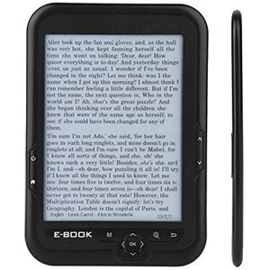 FOLOSAFENAR E-Book Reader E-Ink, risoluzione 1024 X 768 Basso consumo energetico Flessibilità Portatile E-Book per Adulti(Nero, 8G)