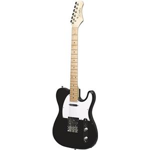 Woodbrass TL100 - Chitarra elettrica per principianti, con corpo a T tiglio, stile country, hard, rock