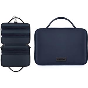 Carttiya Borsa da Toilette da Viaggio per Uomo Donna,Beauty Case da Viaggio Impermeabile,Beauty Case con Gancio in Metallo per Appendere,Borsa Cosmetica per Toilette Accessori