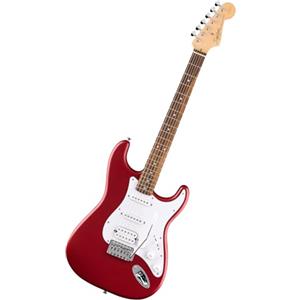 Fender Squier Debut Series HSS Stratocaster Chitarra Elettrica, Chitarra per Principianti, con garanzia di 2 anni, Raso Rosso Dakota