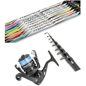 MG GROUP Kit Trota Lago Canna TRABUCCO Hydrus Rtx + Mulinello a scelta (Canna 10-20gr, HYDRUS 3000)