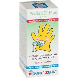 Pediatrica PediaKD Plus Gocce 5ml - Integratore Alimentare con Vitamina D e K per Bambini