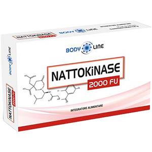 BODYLINE Nattokinase 2000 FU - Integratore alimentare con estratto di soia fermentata - 30 Compresse