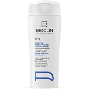 Bioclin Pro Shampoo Dermatologico per Forfora Grassa 200ml - Riduce Forfora e Sebo, Lenisce il Prurito