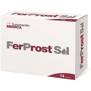 LEONARDO MEDICA FerProst Sol - Integratore alimentare con estratti di serenoa, salice e boswellia in 14 bustine