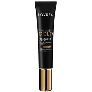 CLINICALFARMA Lovren Contorno Occhi Time-Age 15ml - Trattamento Anti-Età con Gold Lift Plumping Effect