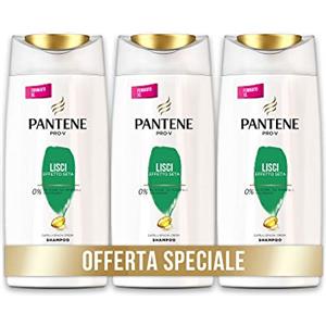 Pantene Pro-V Shampoo Effetto Seta per Capelli Lisci, Dona Morbidezza ed un Controllo Dell'Effetto Crespo, 3x675 ml