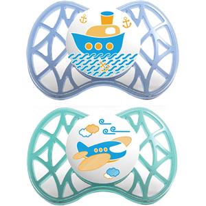 Nuvita Succhietto Ortodontico 6 Mesi Blu e Tiffany