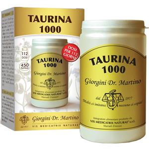 Dr. Giorgini Taurina 1000 mg - Integratore Alimentare in Pastiglie da 450 Pezzi