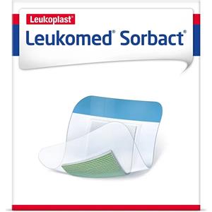 ESSITY LEUKOMED SORBACT Medicazione 5x7,2 cm - 3 Pezzi, Impermeabile e Assorbente