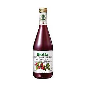 Biotta Succo di Mirtillo Rosso 500 ml - Succo Naturale con Betulla per Proprietà Diuretiche e Depurative