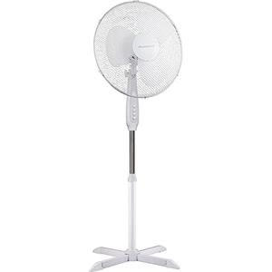 Melchioni Family | Ventilatore a Piantana con 3 Velocità, Ventola a 3 Pale Diametro 40 cm, con Funzione di Oscillazione, Colore Bianco