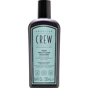 American Crew Fiber Pre-Styling Shampoo, Shampoo Rinforzante e Volumizzante Uomo con Tecnologia Fiber, 250ml